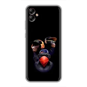 Чохол з Мавпами Samsung Galaxy A04e (A042) - (AlphaPrint) (Три мавпи)