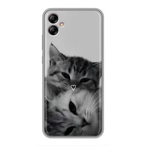 Чохол з малюнком кіт на Samsung Galaxy A04e (A042) (Пара котів)