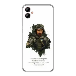 Чохли для Samsung Galaxy A04e (A042) с принтом Тараса Шевченко (AlphaPrint) (Шевченко воїн)