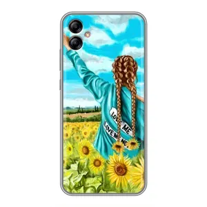 Чохол для Патріота України Samsung Galaxy A04e (A042) - (AlphaPrint) (Україночка)