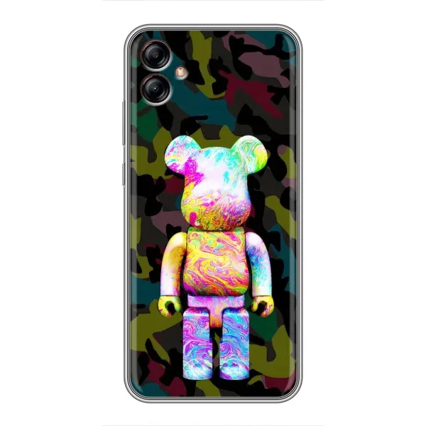 Чехол с принтом «Яркий Bearbrick» для Samsung Galaxy A04e (A042)