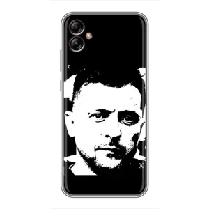 Чохол для Samsung Galaxy A04e (A042) (AlphaPrint - с принтом Зеленського) (Зеленский АРТ)