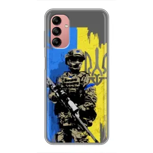 Чехлы с картинкой ЗСУ для Samsung Galaxy A04s (AlphaPrint) (АРТ солдат)