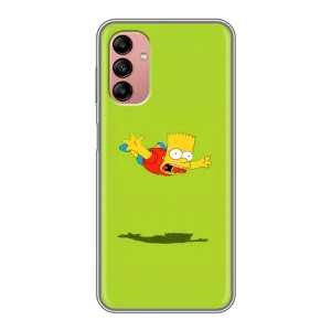 Чехол с Симпсонами для Samsung Galaxy A04s (VPrint) (Барт Симпсон)
