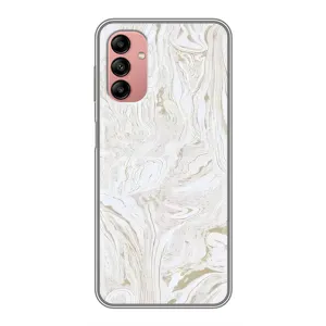 Мраморний чехол на Samsung Galaxy A04s (VPrint) (Білий мрамор)