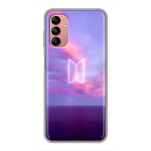 Чохол з принтом «BTS логотип» для Samsung Galaxy A04s Чохол з принтом «BTS логотип» для Samsung Galaxy A04s