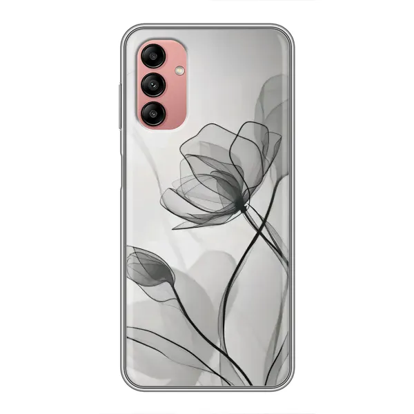 Чохол з принтом «Чорні квіти» для Samsung Galaxy A04s Чохол з принтом «Чорні квіти» для Samsung Galaxy A04s