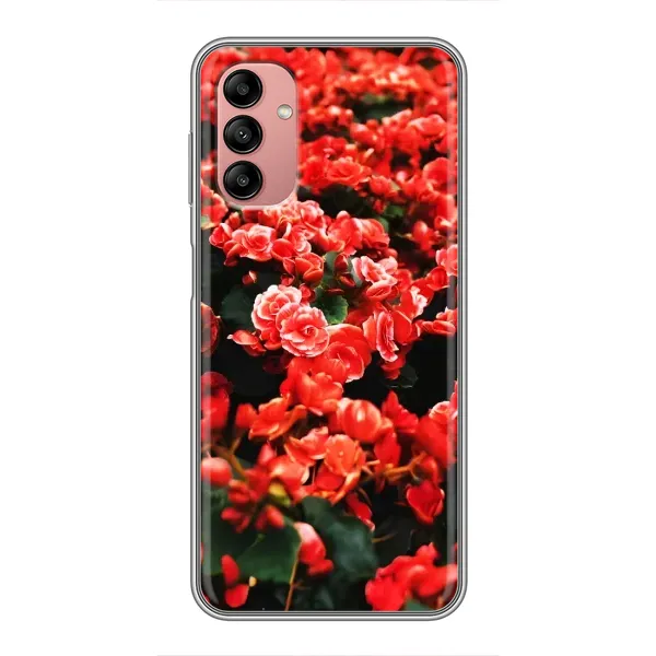 Чохол з принтом «Квіти червоні» для Samsung Galaxy A04s Чохол з принтом «Квіти червоні» для Samsung Galaxy A04s