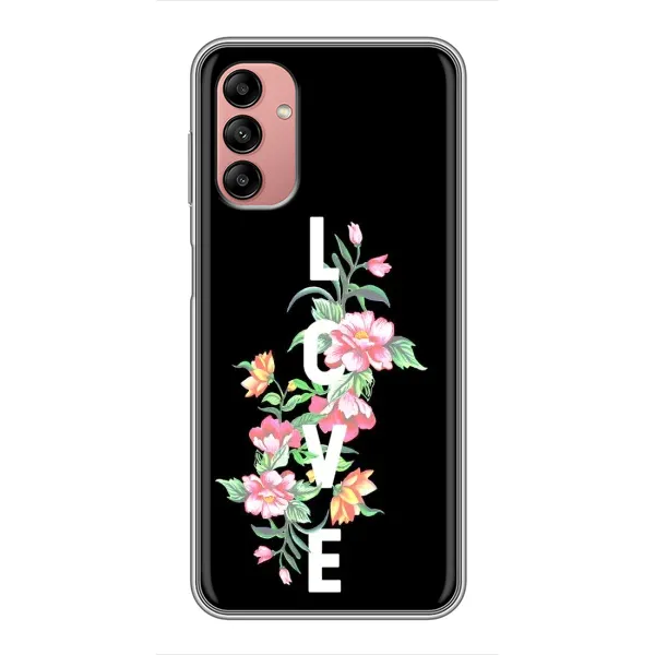 Чехол с принтом «Цветы LOVE» для Samsung Galaxy A04s Чехол с принтом «Цветы LOVE» для Samsung Galaxy A04s