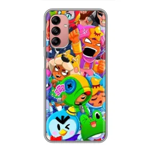 Чохол з принтом «Герої Бравл Старс» для Samsung Galaxy A04s
