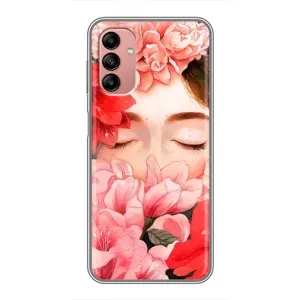 Чехлы (ART) Цветы на Samsung Galaxy A04s (VPrint) (Глаза в цветах)