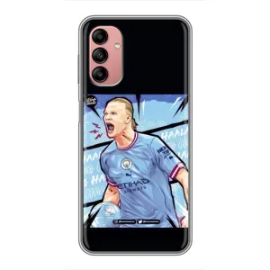 Чехлы с футболистом Ерлинг Холанд для Samsung Galaxy A04s (AlphaPrint) (гол Эрлинг Холланд)