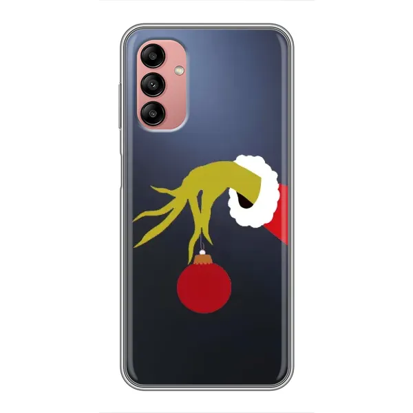Чехол с принтом «Гринч с игрушкой» для Samsung Galaxy A04s Чехол с принтом «Гринч с игрушкой» для Samsung Galaxy A04s