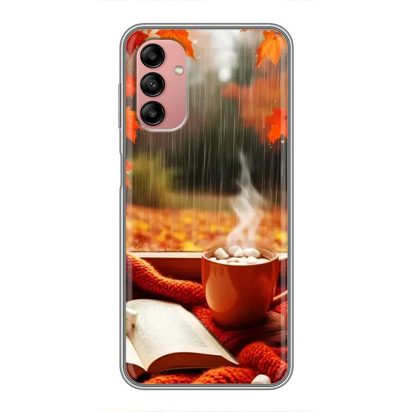 Чехол с принтом «Кофе и дождь» для Samsung Galaxy A04s