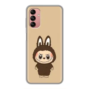 Чохол з Лабубу на Samsung Galaxy A04s (Bored Ape в червоному)