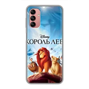 Чехол Король лев на Самсунг А04с (Постер Король Лев)