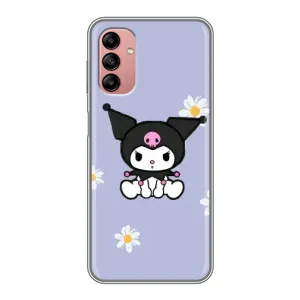 Чохол з кроликом Куромі на Samsung Galaxy A04s (Куромі в квітах)