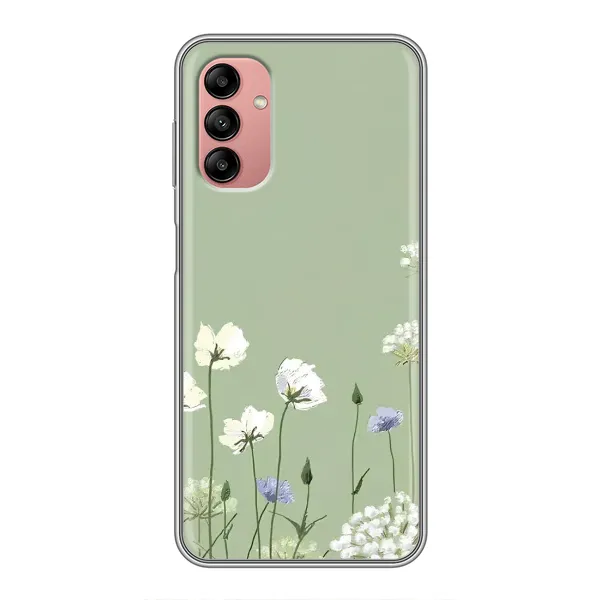 Чохол з принтом «Квіти на зеленому» для Samsung Galaxy A04s Чохол з принтом «Квіти на зеленому» для Samsung Galaxy A04s