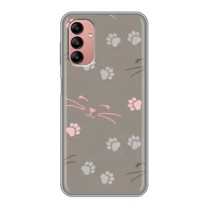 Чохол з малюнком кіт на Samsung Galaxy A04s (Лапи і вуса)