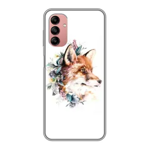Чохли з картинкою Лисичка для Samsung Galaxy A04s (VPrint) (Лиса в квітах)