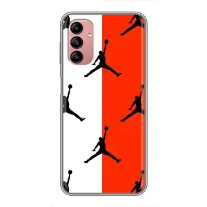 Чохли для Samsung Galaxy A04s - з картинкою JORDAN (AlphaPrint) (Лого Джордан)