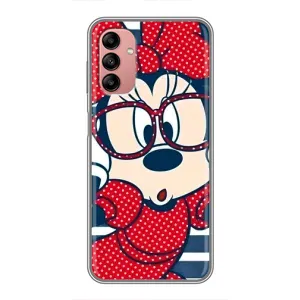 Эксклюзивный чехол для Samsung Galaxy A04s (AlphaPrint - Мультяшные) (Маус в очках)