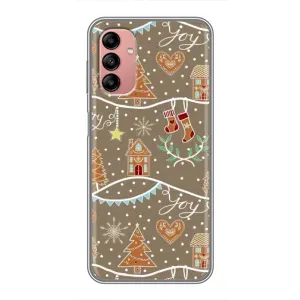 Новорічні, Святкові Чохли для Samsung Galaxy A04s - 2024 год (Новорічні пряники)