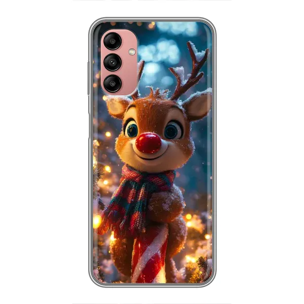 Чохол з принтом «Олень з шарфом» для Samsung Galaxy A04s Чохол з принтом «Олень з шарфом» для Samsung Galaxy A04s