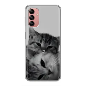 Чохол з малюнком кіт на Samsung Galaxy A04s (Пара котів)