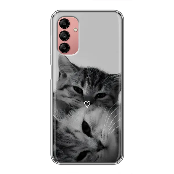 Чохол з принтом «Пара котів» для Samsung Galaxy A04s
