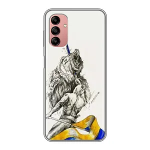 Чохли (Доброго вечора, ми за України) для Самсунг Галаксі А04с (AlphaPrint) (Перемога)