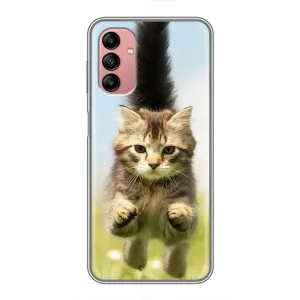 Чохли з Котиками для Samsung Galaxy A04s (VPrint) (Прижок кота)