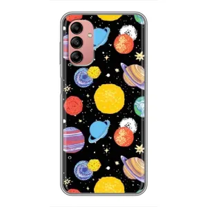 Чохол з принтом «Намальовані планети» для Samsung Galaxy A04s