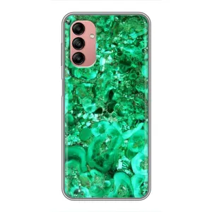 Мраморний чехол на Samsung Galaxy A04s (VPrint) (Салатовий Мрамор)