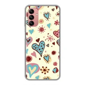 Чехлы для любимой на Самсунг Галаксі А04с (VPrint) (Сердечки)