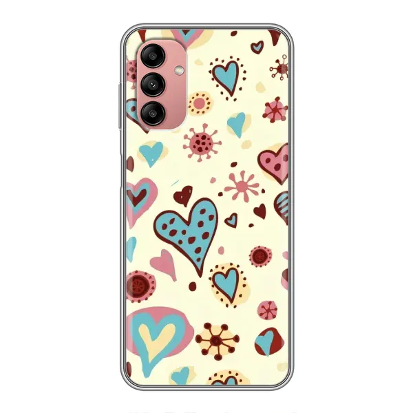 Чехол с принтом «Сердечки» для Samsung Galaxy A04s Чехол с принтом «Сердечки» для Samsung Galaxy A04s