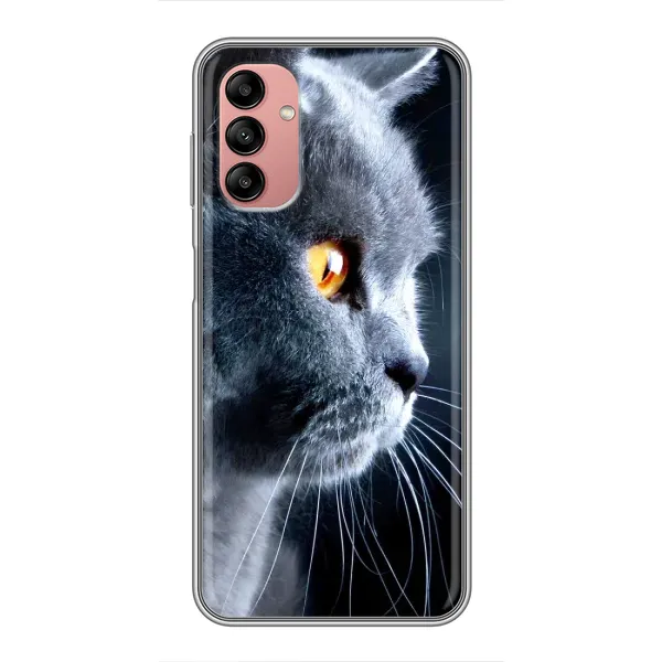Чохол з принтом «Сірий Кіт» для Samsung Galaxy A04s Чохол з принтом «Сірий Кіт» для Samsung Galaxy A04s