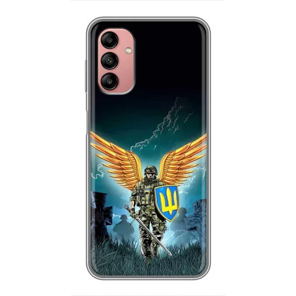 Чохол з принтом «Солдат ЗСУ» для Samsung Galaxy A04s Чохол з принтом «Солдат ЗСУ» для Samsung Galaxy A04s