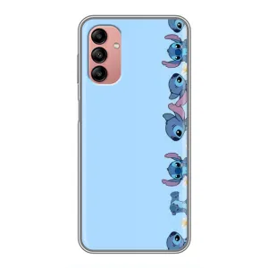 Чехол с принтом Стич на Samsung Galaxy A04s (Стич фон)