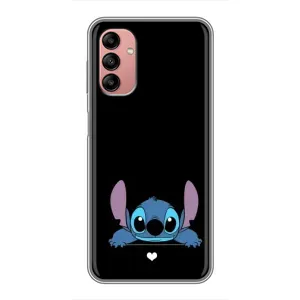 Чехол с принтом Стич на Samsung Galaxy A04s (Стич на черном)