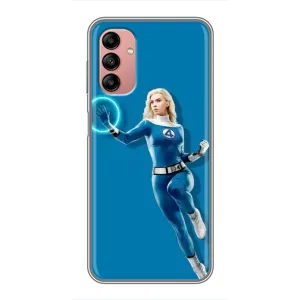 Чехол с принтом Фантастическая четверка для Samsung Galaxy A04s (Сью Сторм полет)
