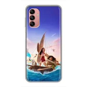 Чехол с мультфильмом Моана Samsung Galaxy A04s (Команда Ваяна Мауи)