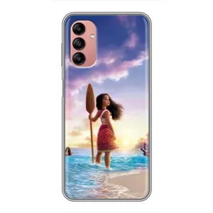 Чехол с мультфильмом Моана Samsung Galaxy A04s (Моана с веслом)