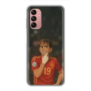 Чехол с футболистом Ламин Ямаль Samsung Galaxy A04s (Ямаль аниме)