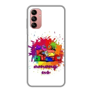 Чохли Амонг Ас для Samsung Galaxy A04s (AlphaPrint) (Яскравий АмонгАс)