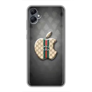 Чехлы ГУЧЧИ для Самсунг А05 (AlphaPrint) (Apple gucci)