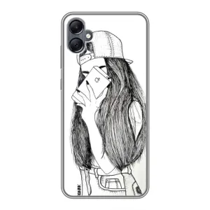 Чохол з друком для Samsung Galaxy A05 - (Мода) (AlphaPrint) (Фото дівчини)