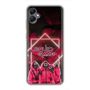 Чехол Гра в кальмара для Samsung Galaxy A05 (Охранники Игра кальмара)
