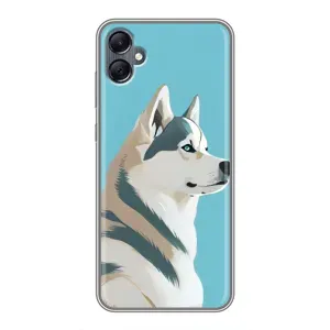 Чохол з Хаскі Samsung Galaxy A05 - (AlphaPrint) (Хаскі арт)