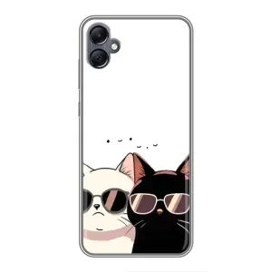 Чохол з малюнком кіт на Samsung Galaxy A05 (Коти в окулярах)